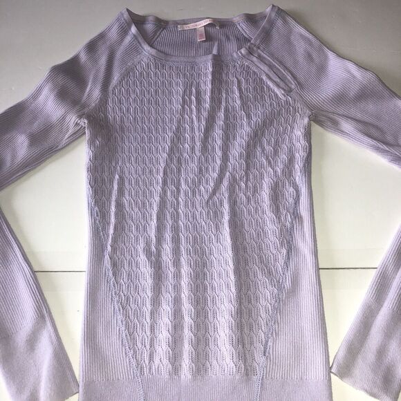 Victorias Secret Lilac Ribbed Textured Sweater Size XS/TP - Picture 12 of 16